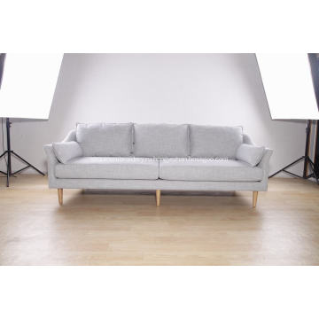 3-местный современный диван из ткани